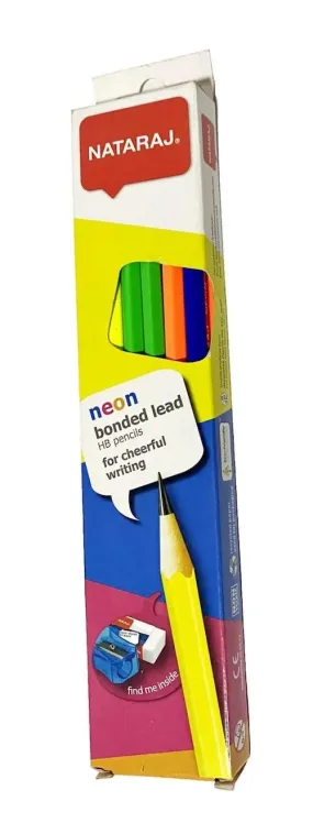 Nataraj Fluorescent Writing Pencils x12 Nataraj Fluorescent Writing Pencils x12