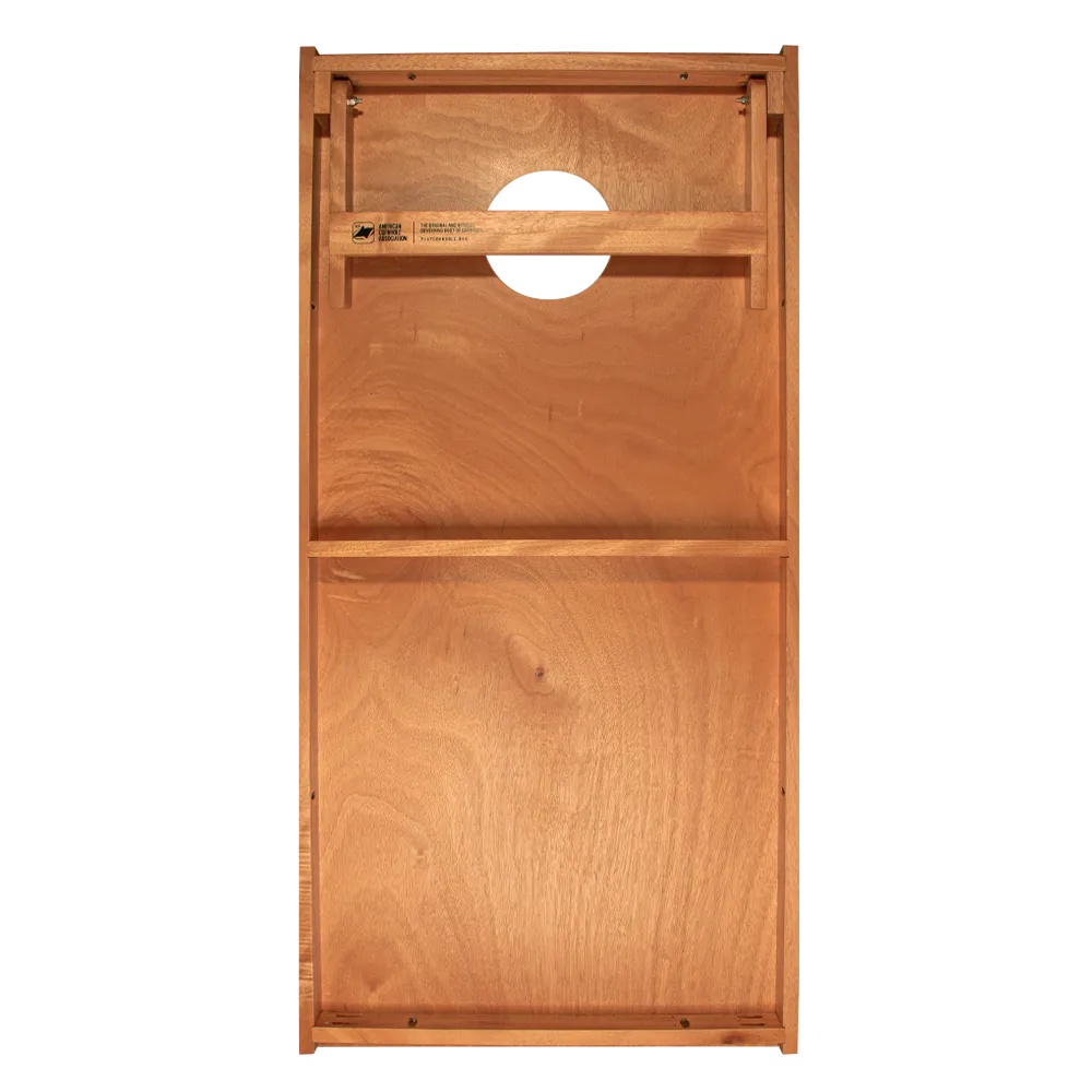 Natural & Gray Wood Triangle Backyard 2400 Cornhole Boards