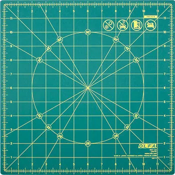 OLFA ROTATING MAT INCHES GRID 12 X 12 300 x 300mm
