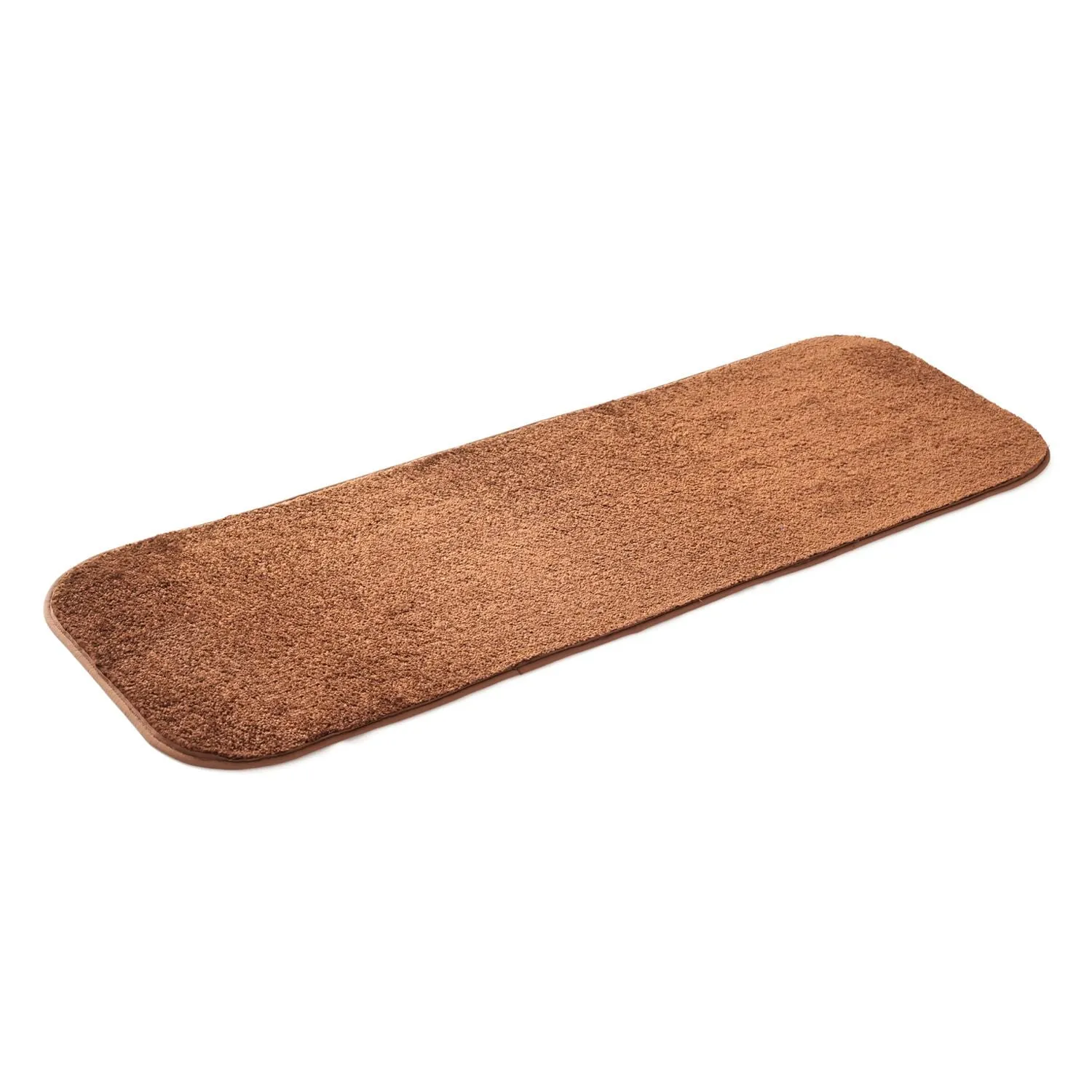 OnlyMat Elegant Soft Anti-Skid Soft Runner Mat - Bedside, Kitchen, Bathroom Entrance - Brown , 40 cm x 120 cm