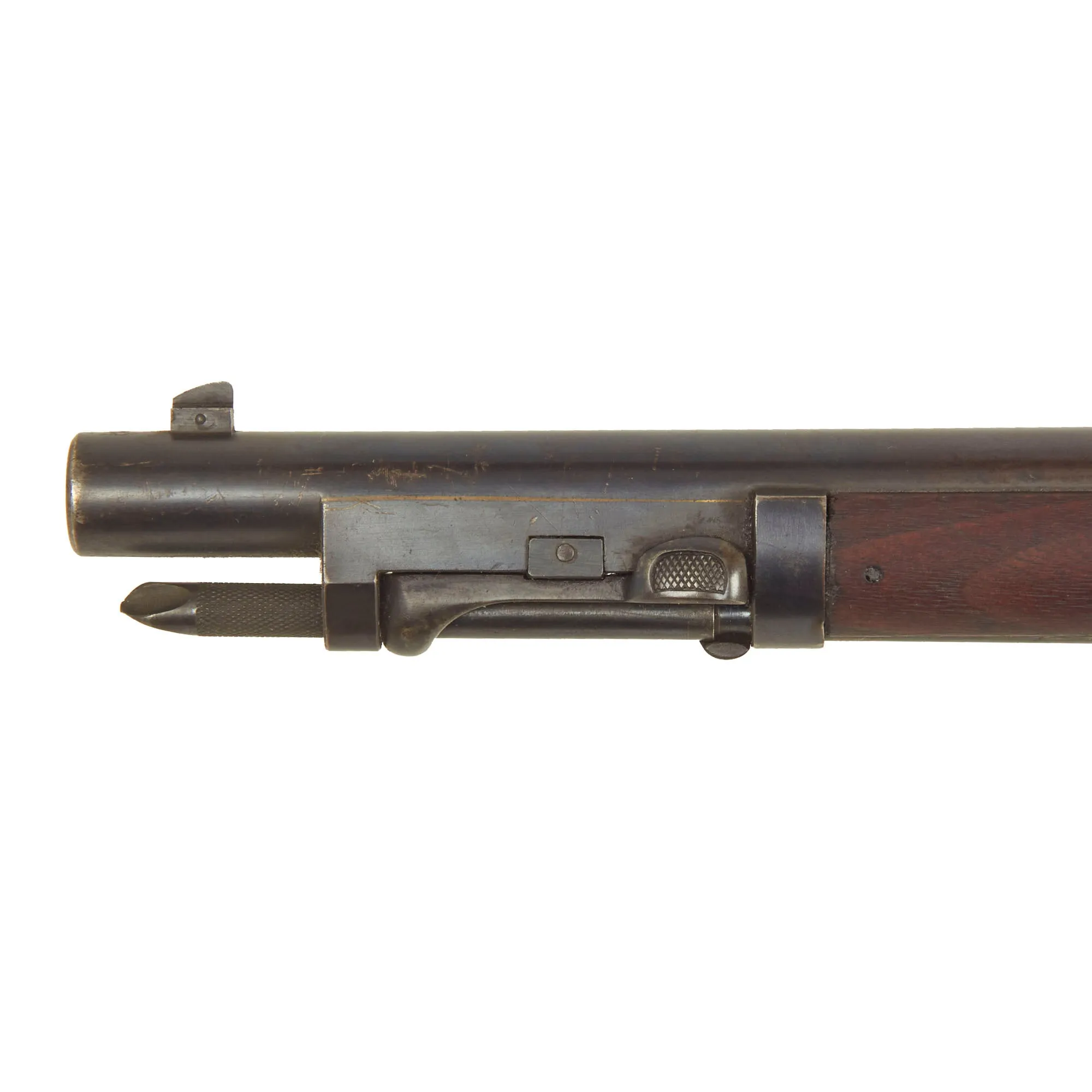 Original Excellent U.S. Springfield Trapdoor Model 1884 Round Rod Bayonet Rifle made in 1891 - Serial 528400