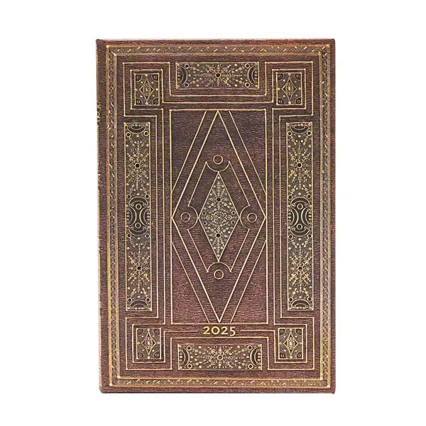 Paperblanks 2025 Mini Weekly Planner - First Folio Shakespeare's Library