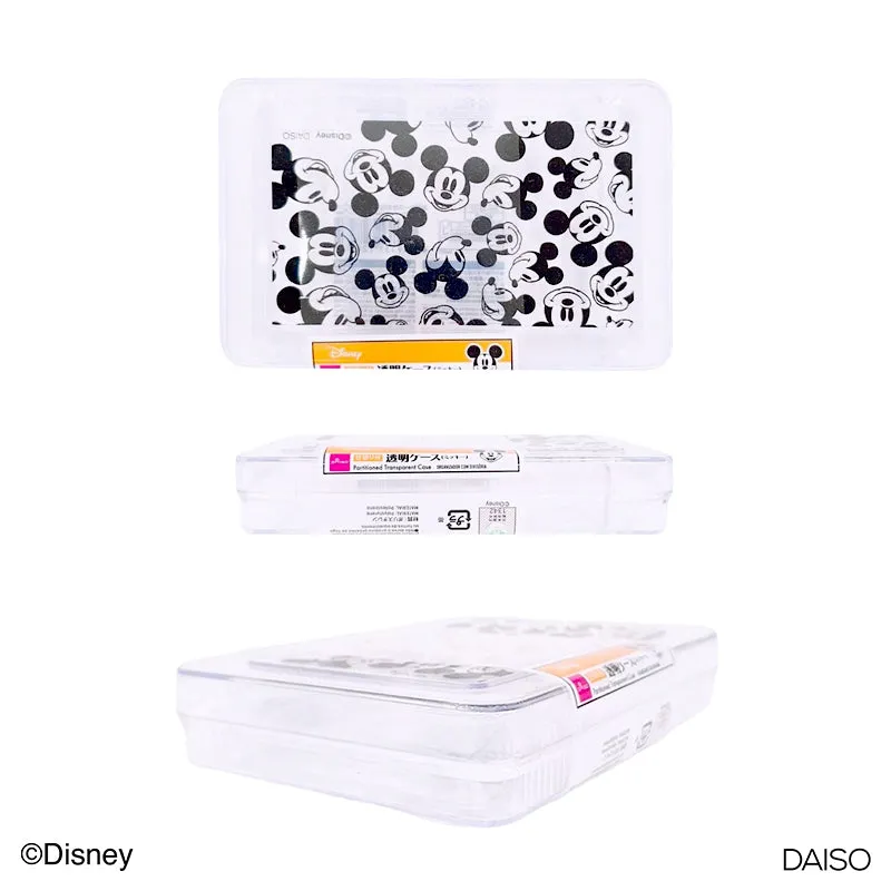 Partitioned Transparent Case -H2Cm - 0.8In - Mickey-