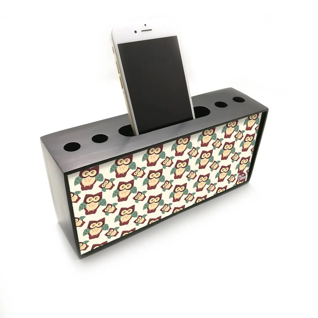 Pen Mobile Stand Holder Desk Organizer - Cute Owls