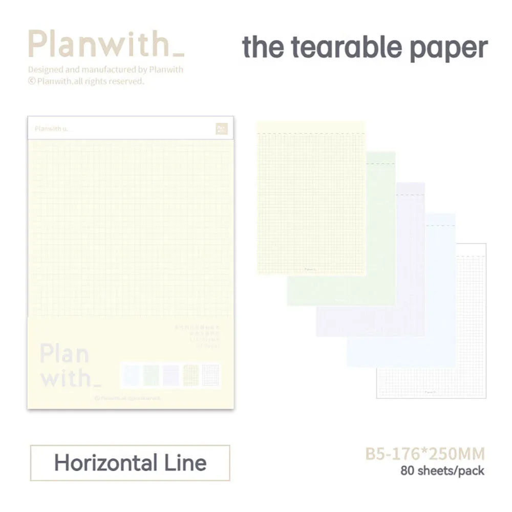 Planwith Korean ins tear-off paper pads tear-off note pads office supplies study stationery
