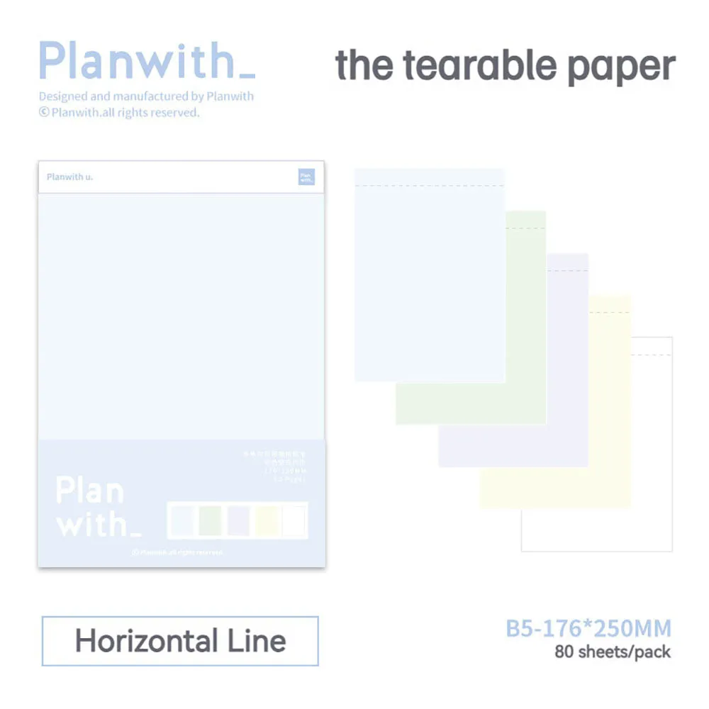 Planwith Korean ins tear-off paper pads tear-off note pads office supplies study stationery