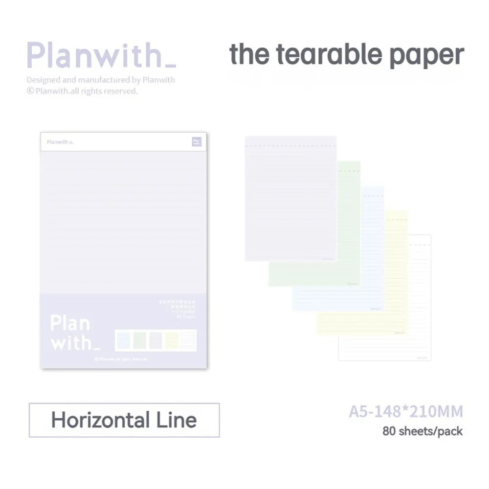 Planwith Korean ins tear-off paper pads tear-off note pads office supplies study stationery