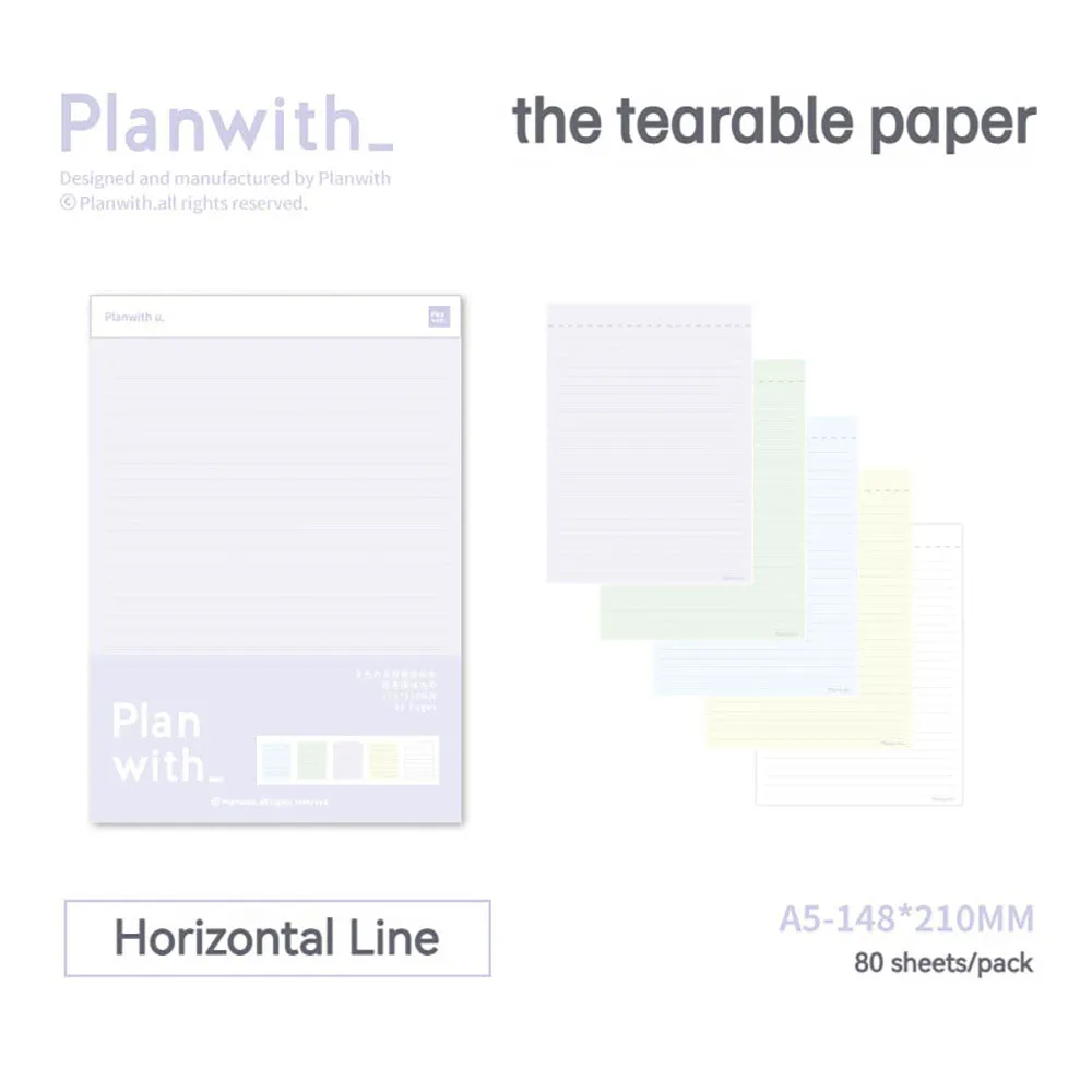 Planwith Korean ins tear-off paper pads tear-off note pads office supplies study stationery