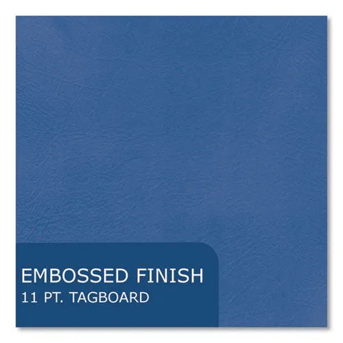Pocket Folder, 0.5" Capacity, 11 X 8.5, Dark Blue, 25/box, 10 Boxes/carton