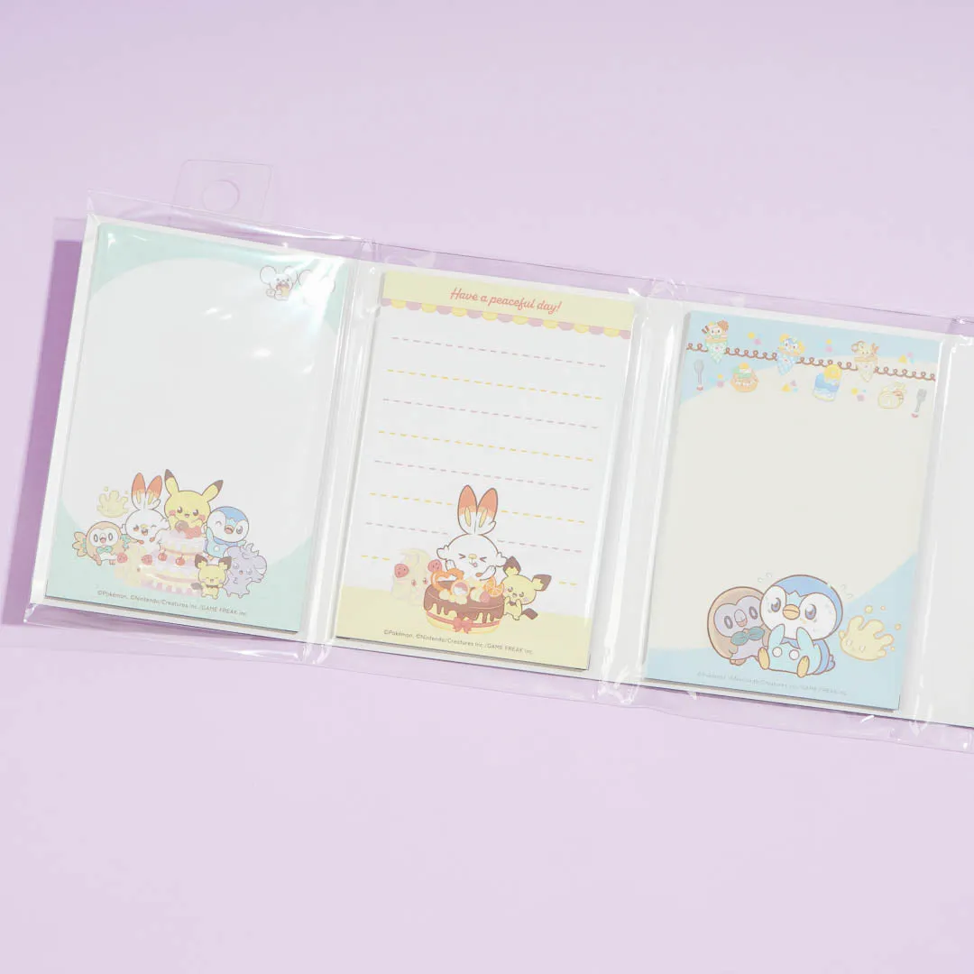 Pokemon Sweets Shop Memo Pad Set