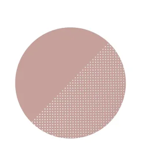 Premium High Chair Splat Mats | Spotted - Dusky Rose