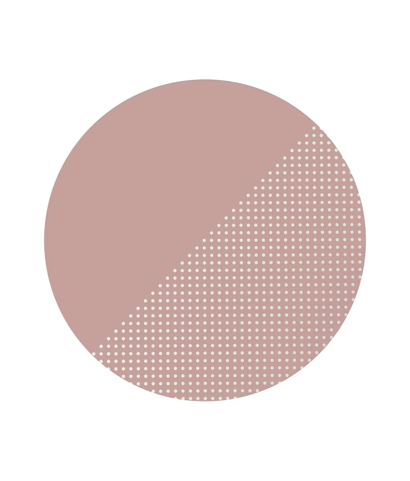 Premium High Chair Splat Mats | Spotted - Dusky Rose
