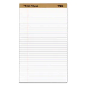 "the Legal Pad" Perforated Pads, Wide-legal Rule, 8.5 X 14, White, 50 Sheets, Dozen