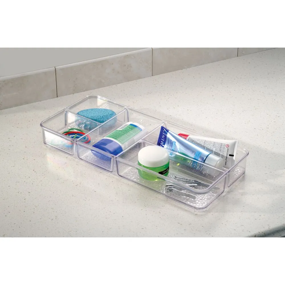 Rain Divided Tray 2 Clear