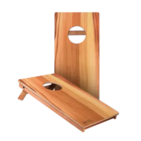 Raw Wood Panel Backyard 1200 Cornhole Boards