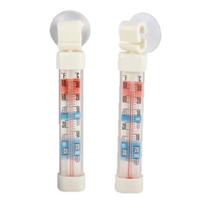 Refrigerator/Freezer Thermometer with Suction Cup -26° to 86°F - 2 Pieces/Pack