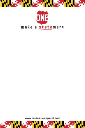 Route One Apparel - Make a Statement / Notepad