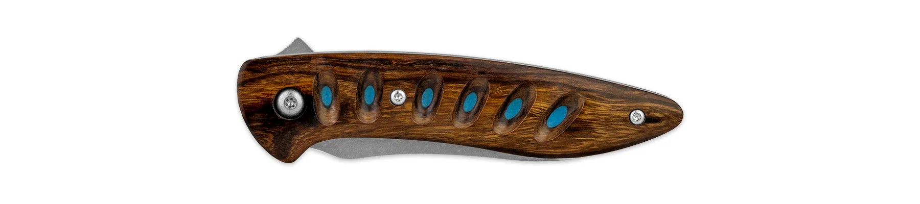 Saddleback Glory Folder - Ironwood & Blue Liner