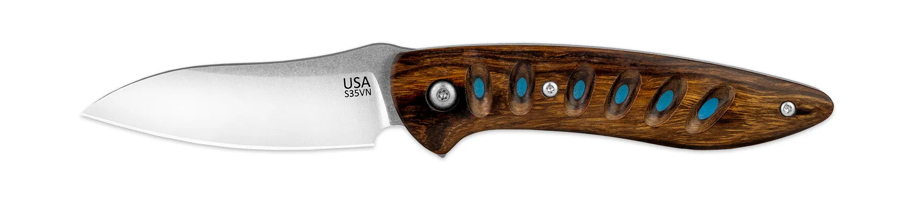 Saddleback Glory Folder - Ironwood & Blue Liner