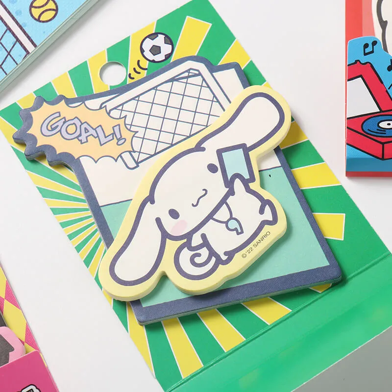 Sanrio Characters Die-cut Sticky Notes Game Scene