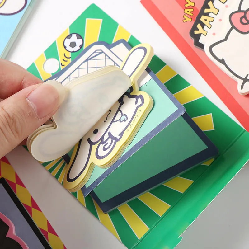 Sanrio Characters Die-cut Sticky Notes Game Scene