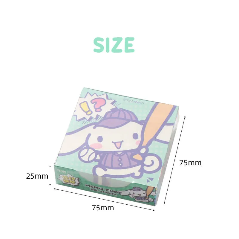 Sanrio Comic Style Memo Pad Tube