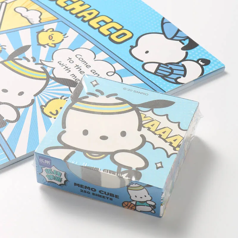 Sanrio Comic Style Memo Pad Tube