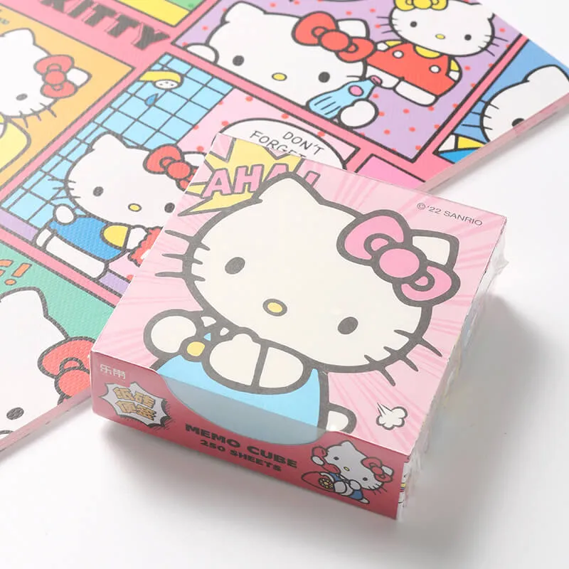 Sanrio Comic Style Memo Pad Tube