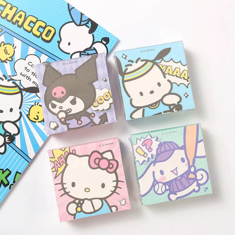 Sanrio Comic Style Memo Pad Tube