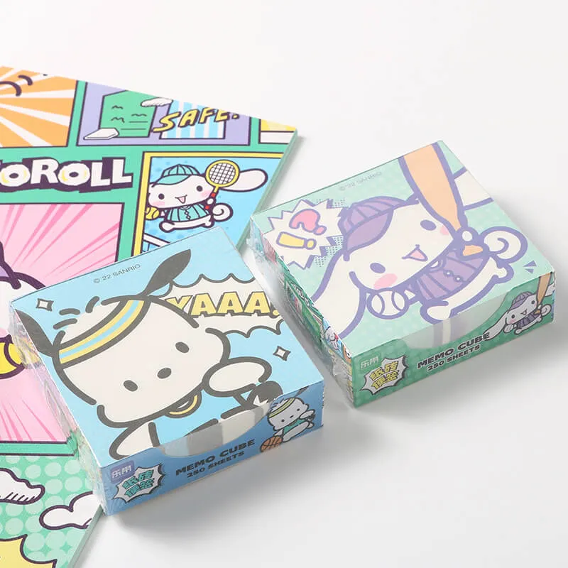 Sanrio Comic Style Memo Pad Tube