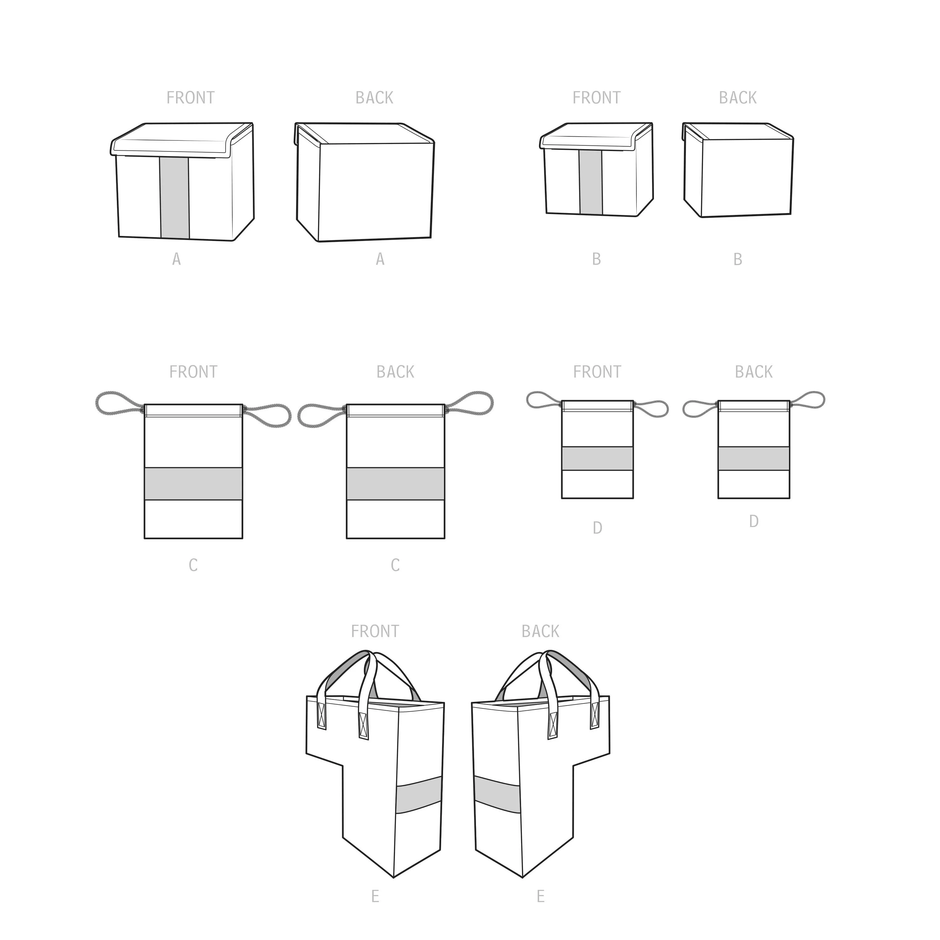 Simplicity pattern 9572 Storing and Organizers