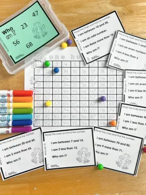 Skill Builder Boxes - Hundreds Chart