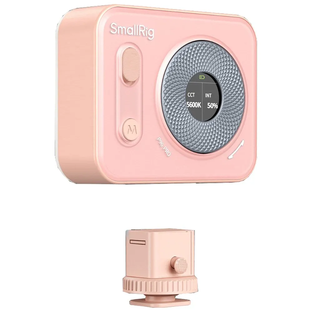 SmallRig 4786 Vibe P96 Pro Mini LED Video Light (RGB) - Lyserød
