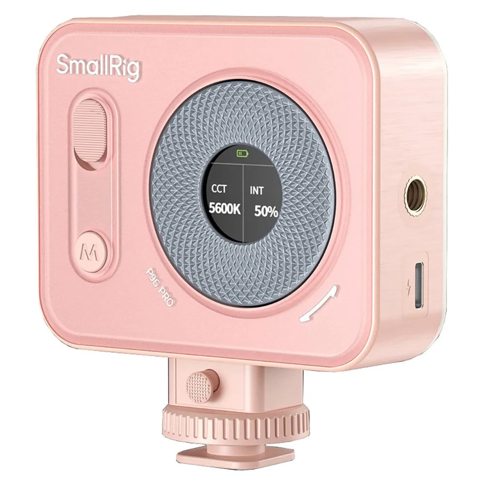 SmallRig 4786 Vibe P96 Pro Mini LED Video Light (RGB) - Lyserød