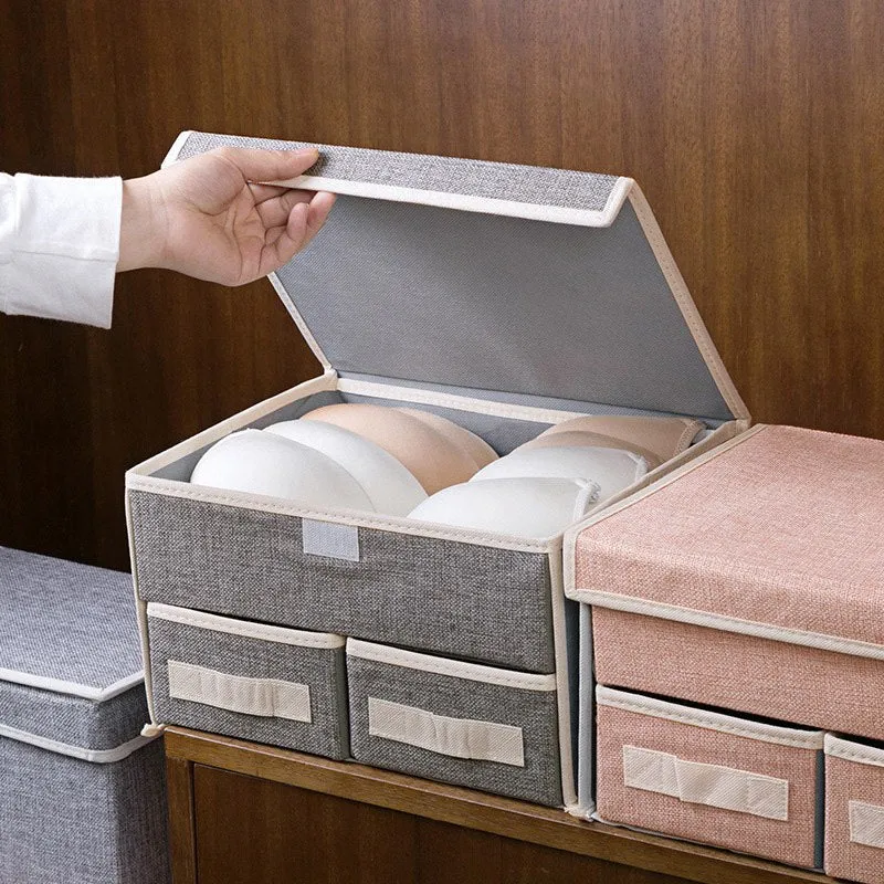 Subtle 3 Compartment Foldable Storage Organizer