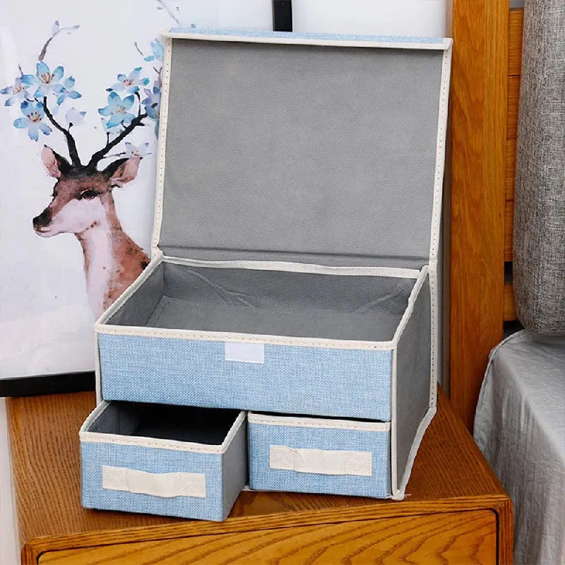 Subtle 3 Compartment Foldable Storage Organizer