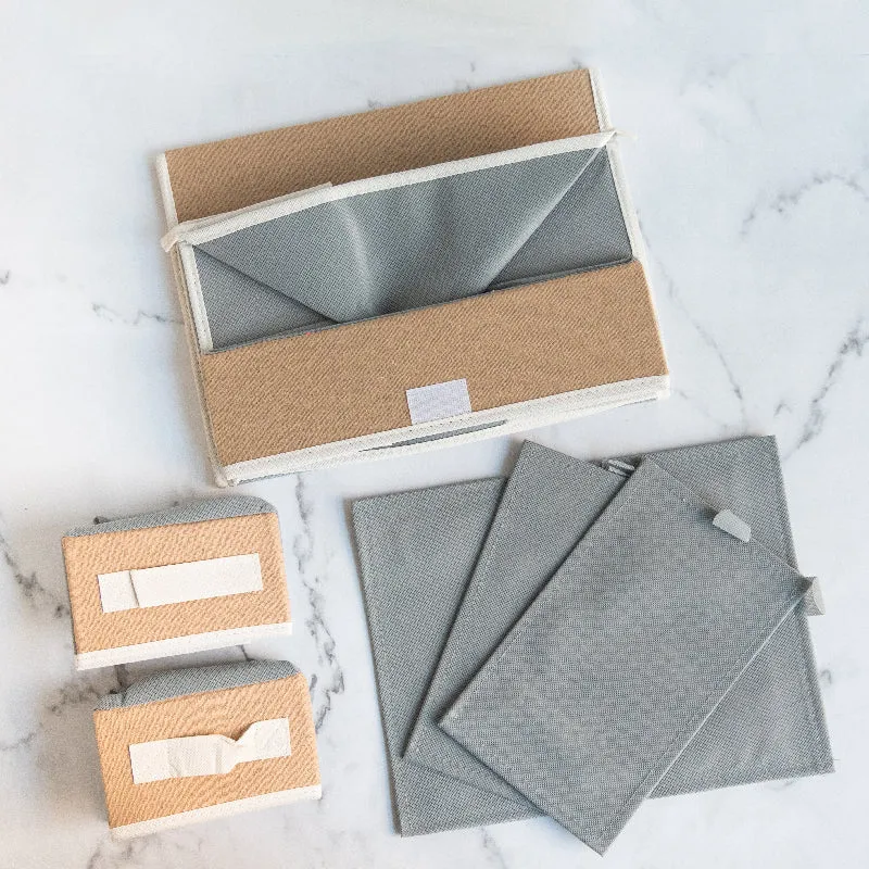 Subtle 3 Compartment Foldable Storage Organizer