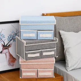 Subtle 3 Compartment Foldable Storage Organizer