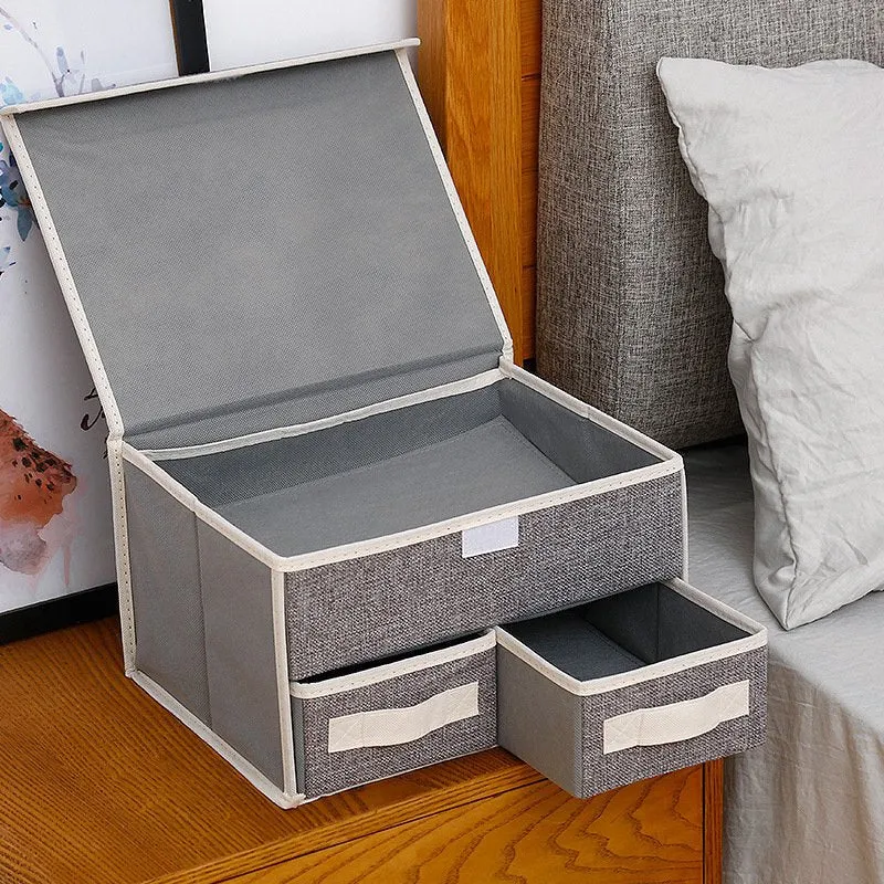 Subtle 3 Compartment Foldable Storage Organizer