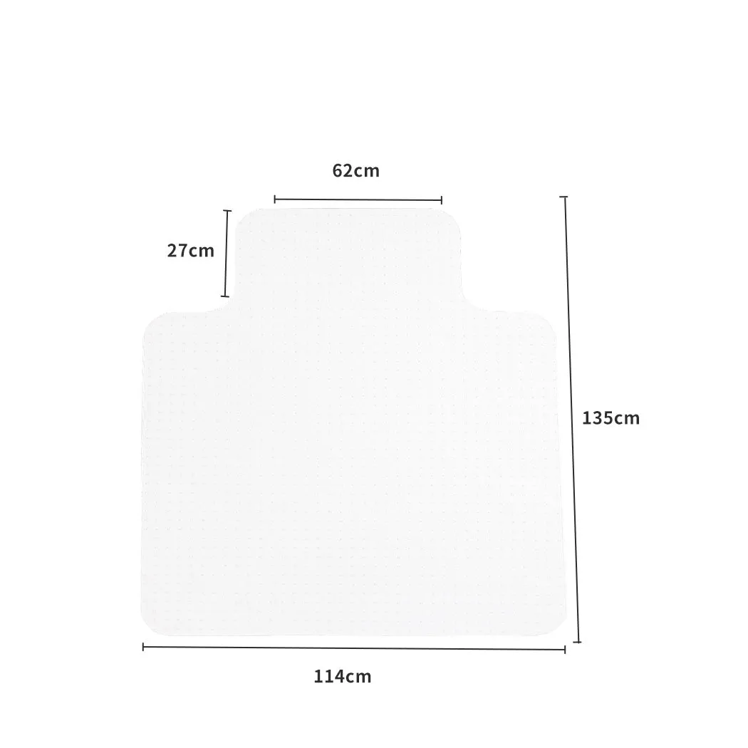 Tawnya 135x114 Carpet Floor Office Home Computer Work Chair Mats Vinyl PVC Plastic
