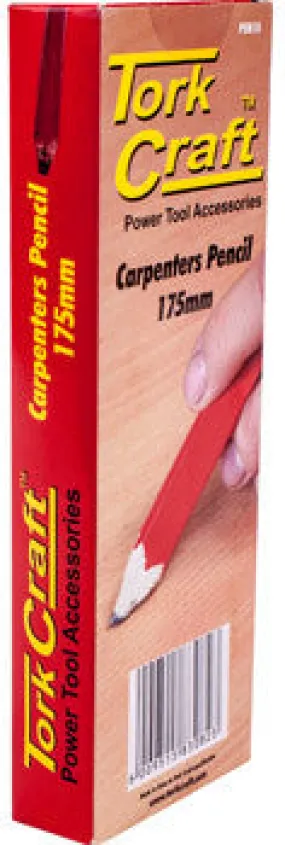 TORK CRAFT CARPENTERS PENCIL 175MM - 12 PER BOX