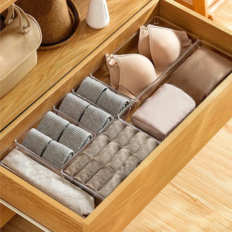 Transparent Acrylic Tray Drawer Organizer