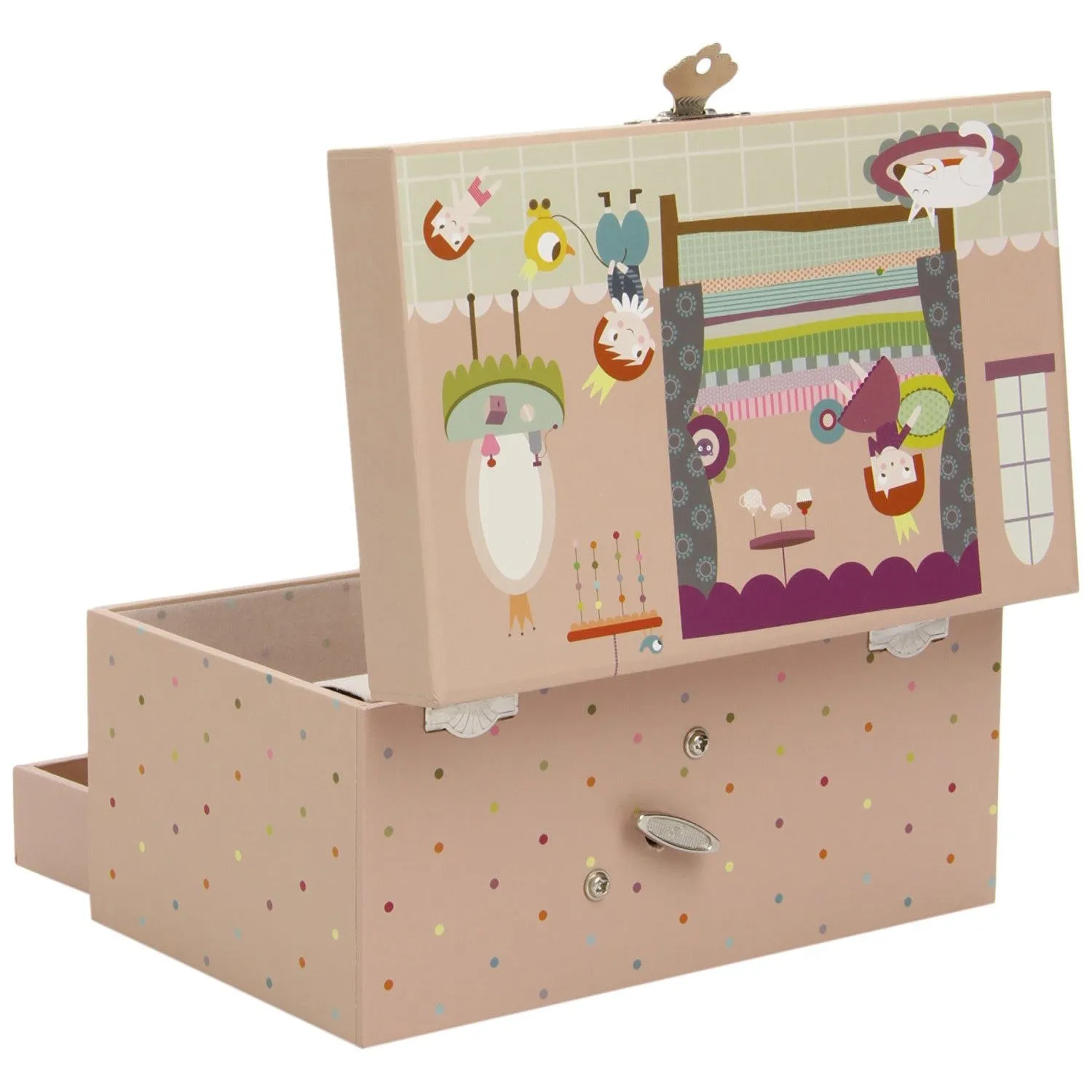 Trousselier Ninon Prince and Princess Musical Jewelry Box