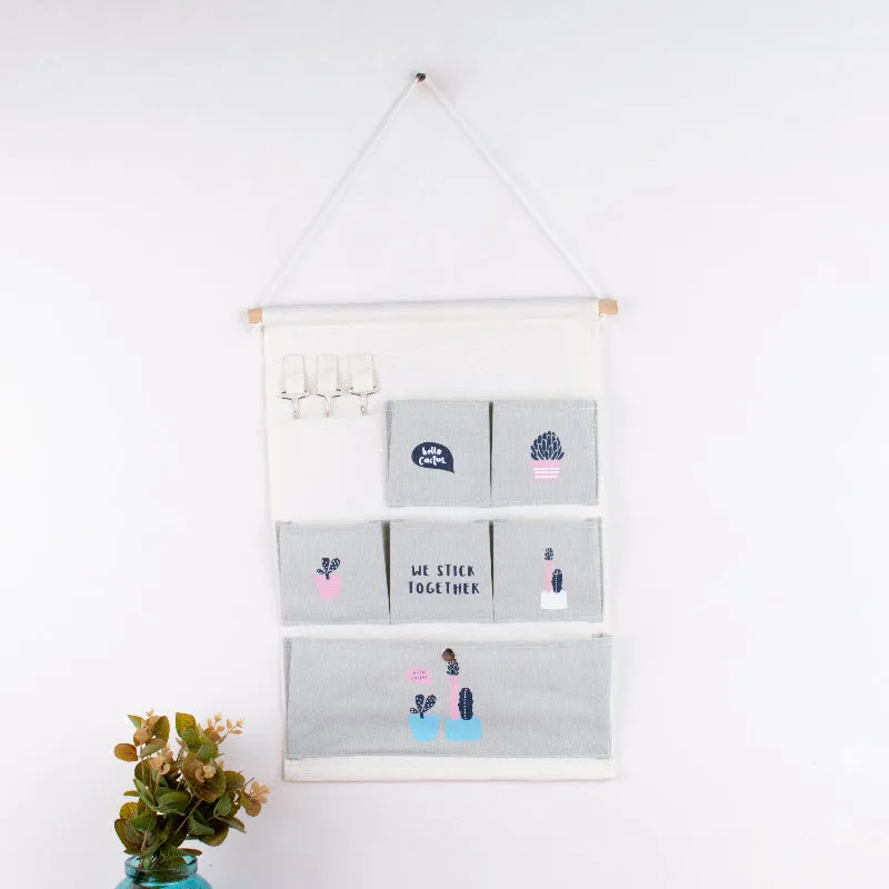 Unicorn Hanging Organizer (6 Pockets)