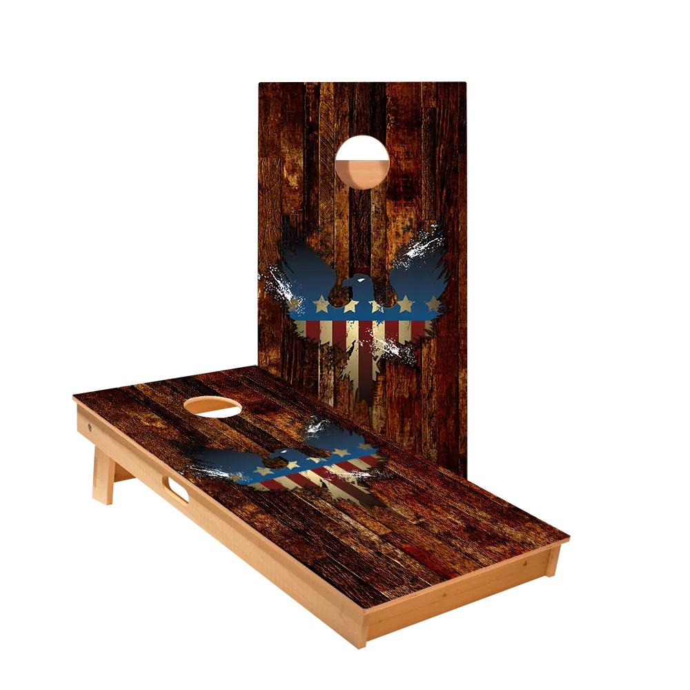USA Eagle Star Cornhole Boards