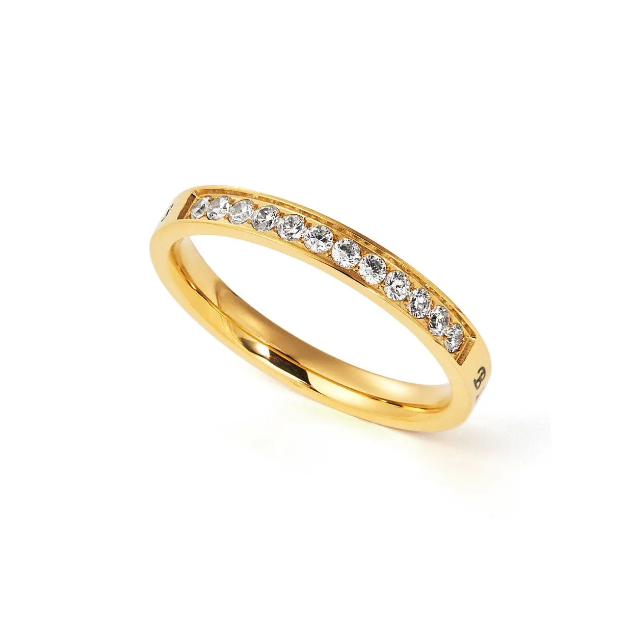 Women's Gold Tone Blessed Ring - Psalms 34:8