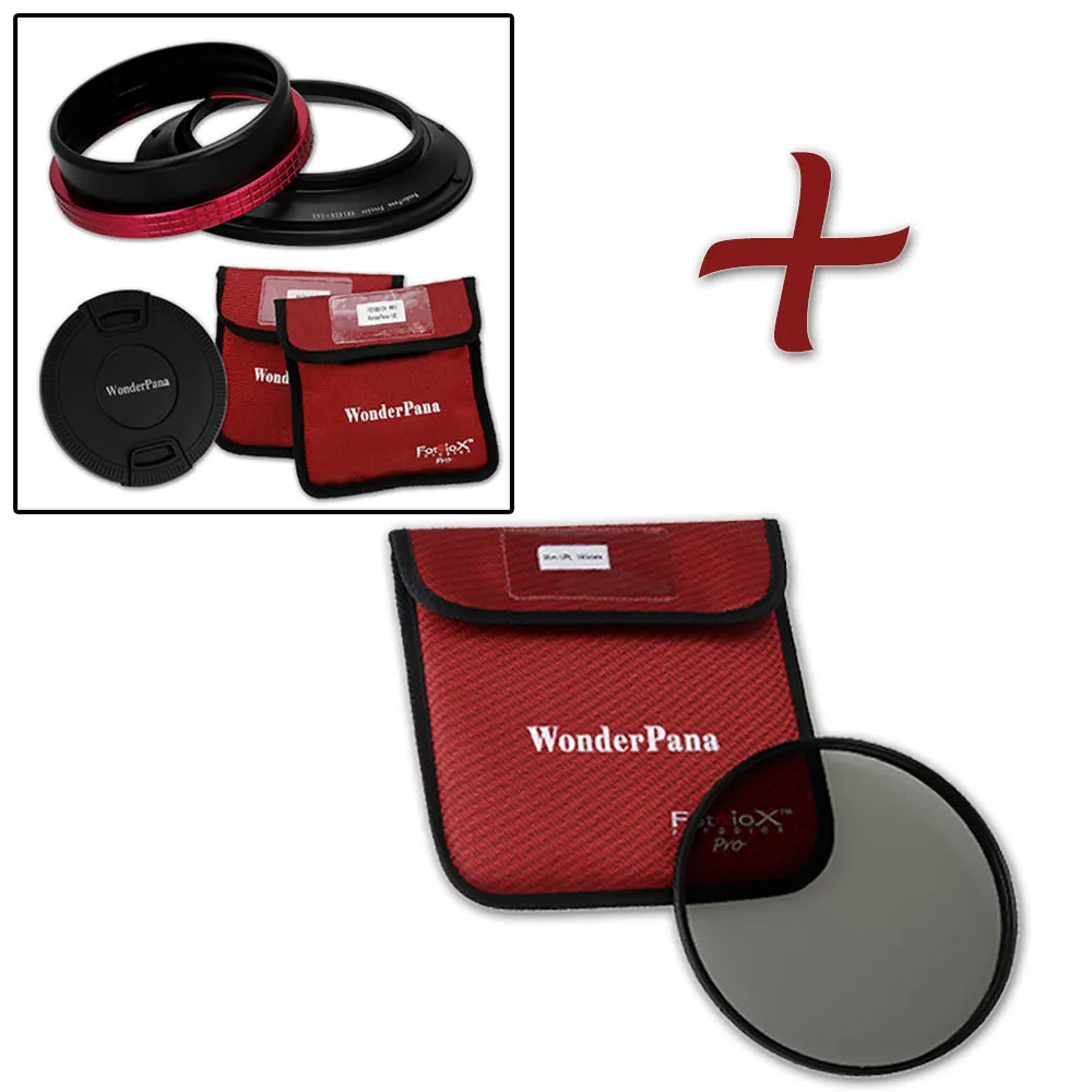 WonderPana Filter Holder for Nikon 14-24mm AF-S Zoom Nikkor f/2.8G ED AF Lens (Full Frame 35mm) - Ultra Wide Angle Lens Filter Adapter
