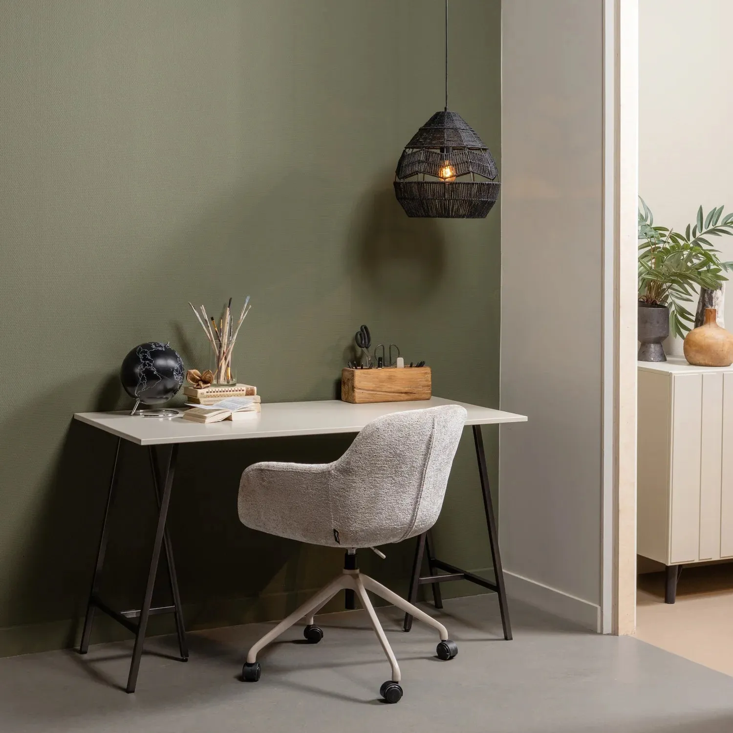 Woood Tino Desk Pine Dust